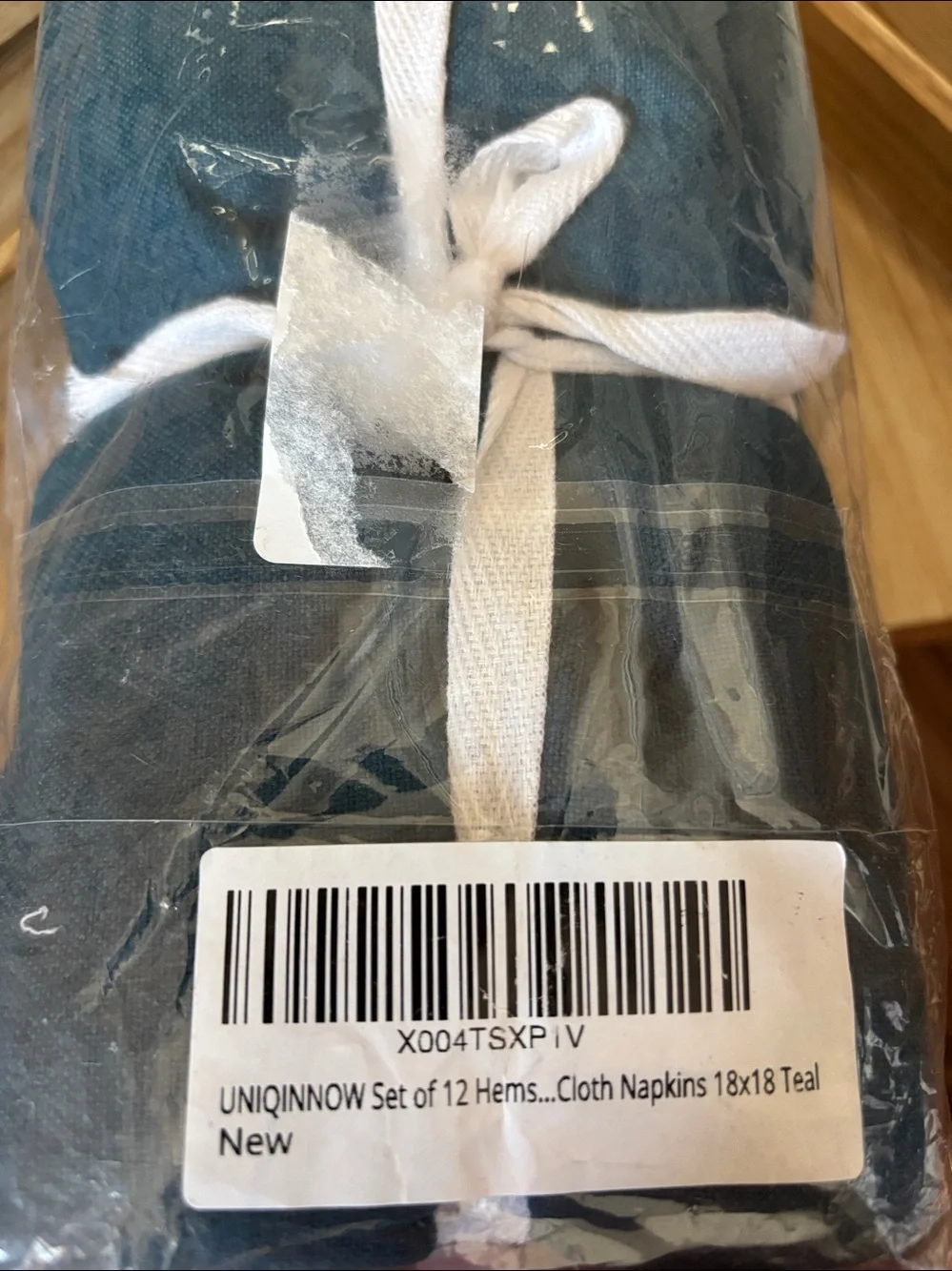 UNIQINNOW Dark Teal 12 pack cloth napkins NIP